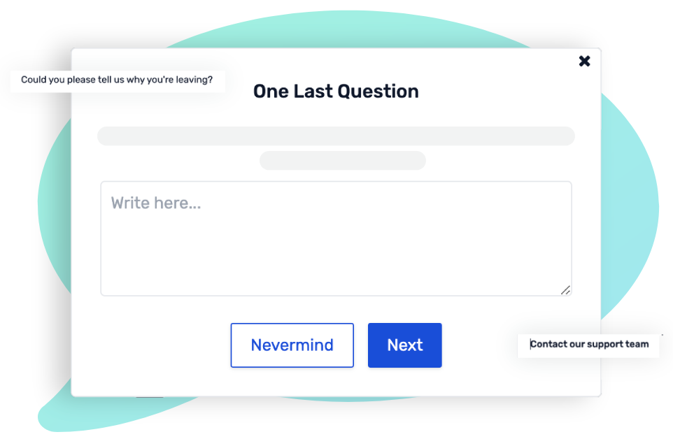 Cancellation feedback